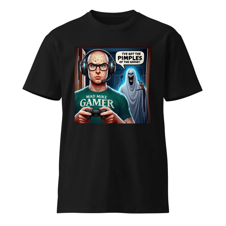 Ghostly Gamer Pimples Unisex T-Shirt product image (1)