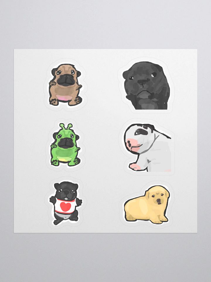 PIBBLE AND FRIENDS STICKER PACK product image (1)