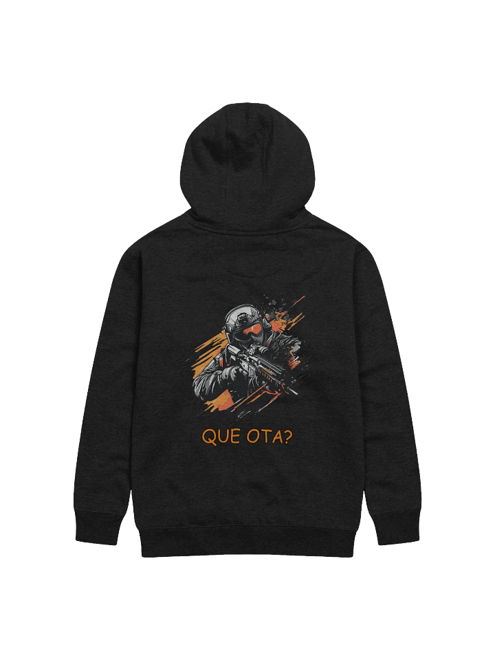 "Que ota?" Back Printed Hoodie product image (2)