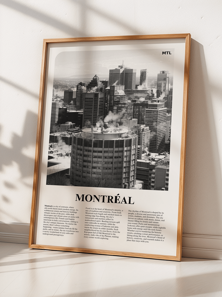 Montreal 01 Newspaper Poster product image (2)