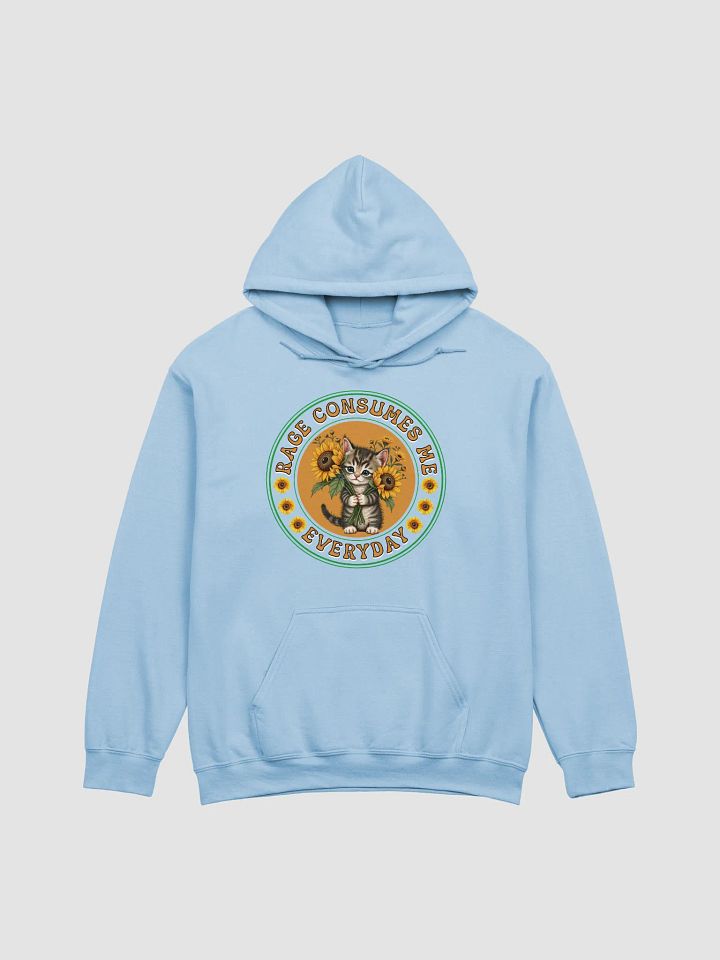 Rage Consumes Me Everyday Cat Sunflowers Hoodie product image (25)