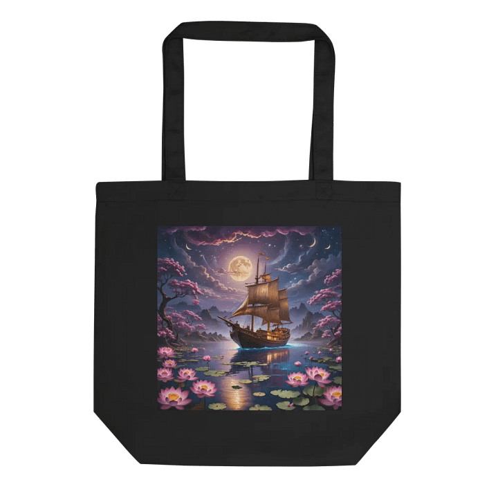 Moonlit Voyage Eco-Friendly Tote Bag product image (1)