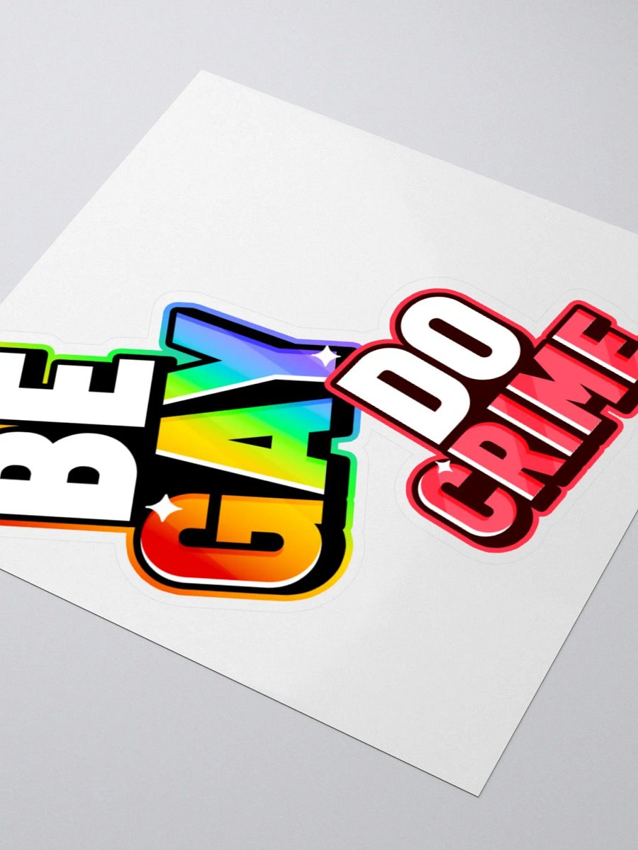 Be Gay, Do Crime Sticky product image (8)