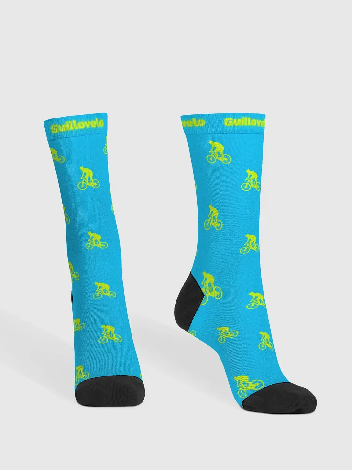 GUILLOVELO CYAN PREMIUM SOCKS product image (2)