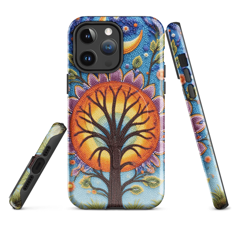 Lunar Blossom iPhone® Tough Case product image (4)
