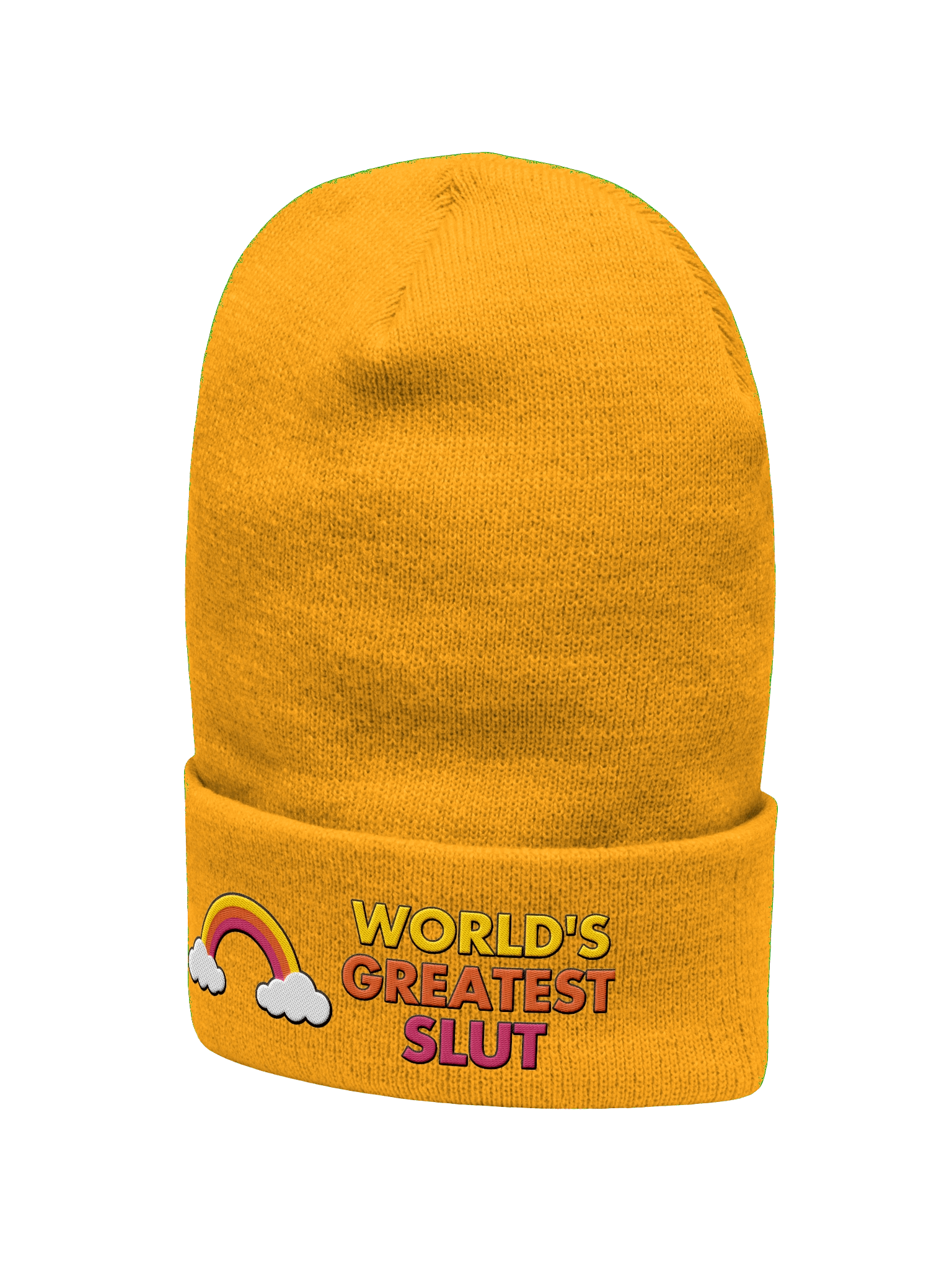 World's Greatest Slut embroidered beanie product image (36)