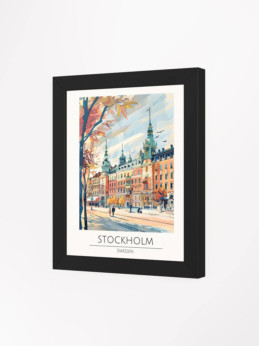 Stockholm Sweden Framed Travel Poster product image (3)
