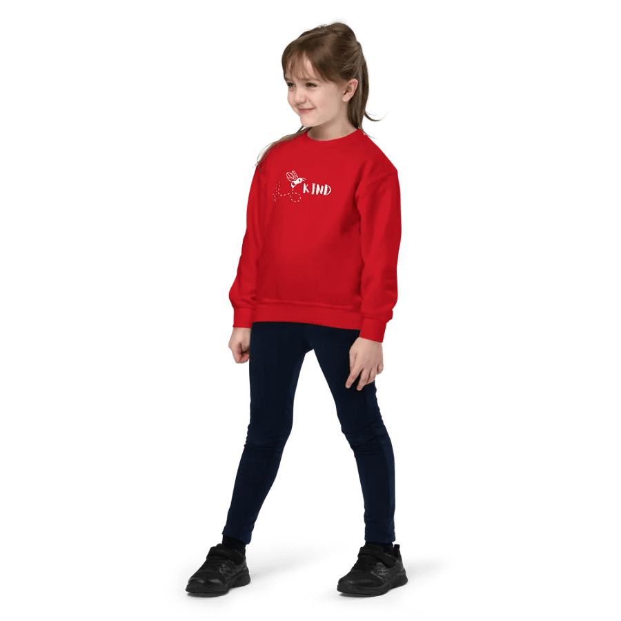 “Bee Kind” Unisex Kids Sweatshirt product image (5)