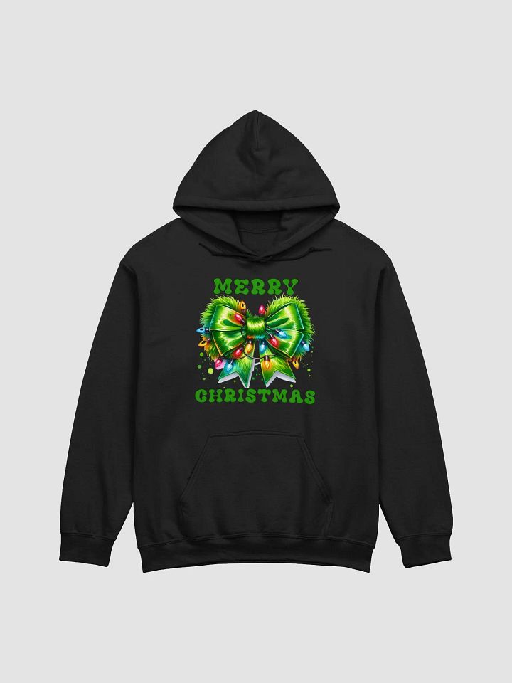 Furry Holiday Christmas Bow Graphic Hoodie product image (2)
