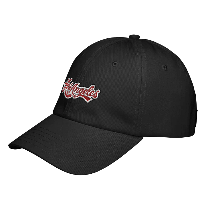'Los Angeles' Script Red 3D Dad Hat product image (2)