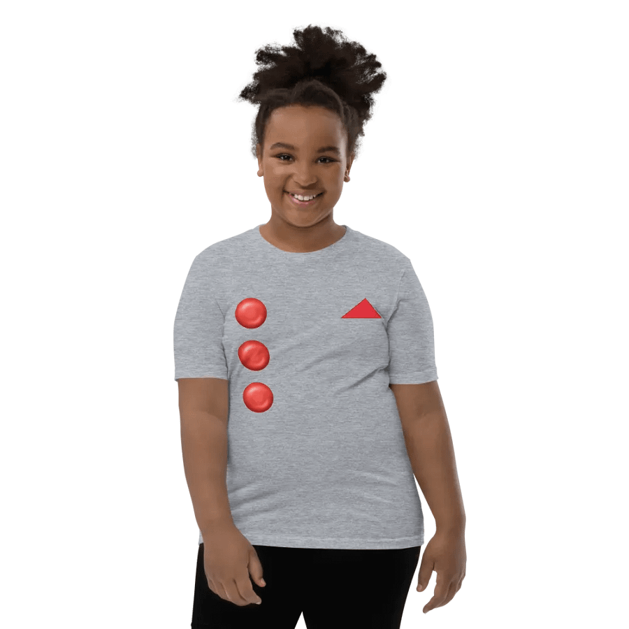 Red Button and Hankie Youth T-Shirt product image (124)