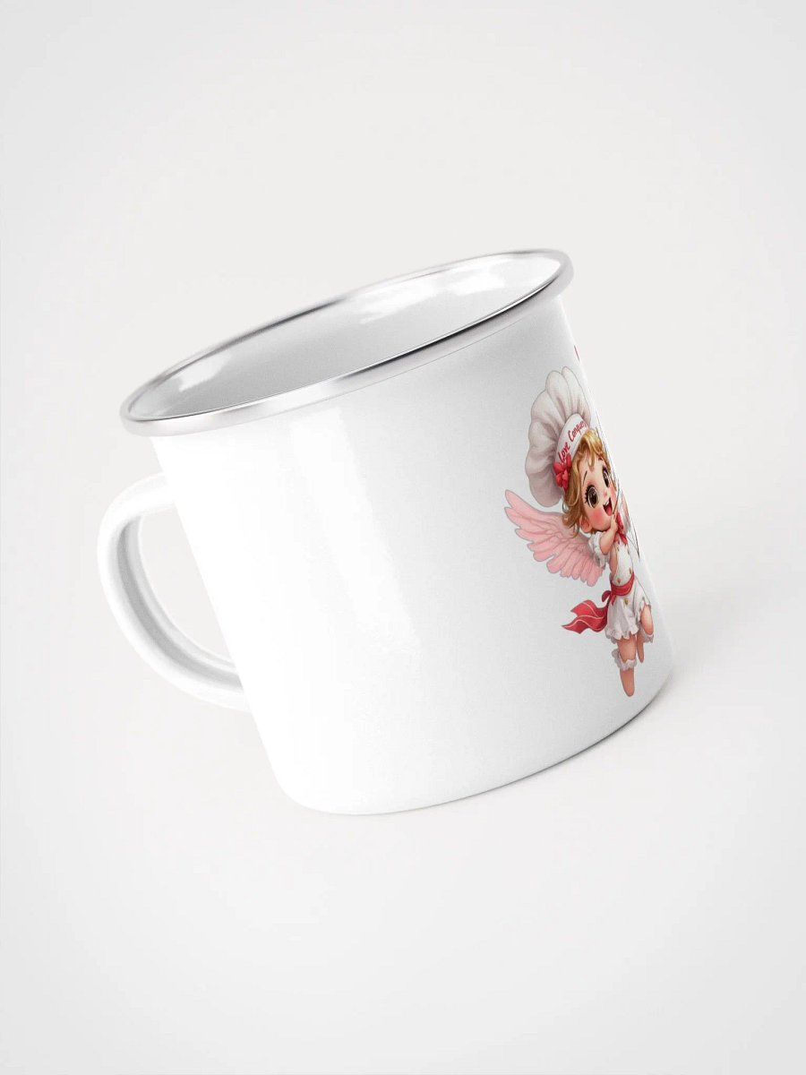 Love Conquers Enamel Mug product image (4)