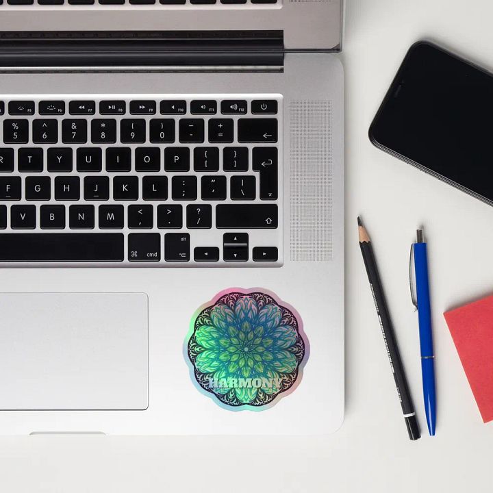Harmony Mandala Holographic Sticker Sheet product image (1)