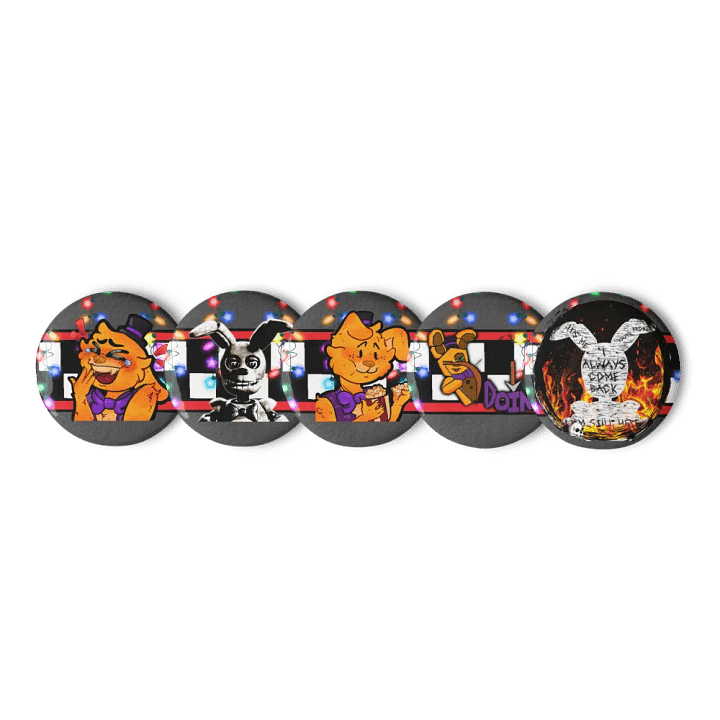 Springy Twitch Pins + 2 Bonus pins (Set 3) product image (2)