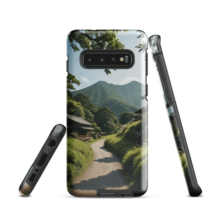 Tranquil Countryside Samsung Tough Case - Scenic Village Design product image (1)