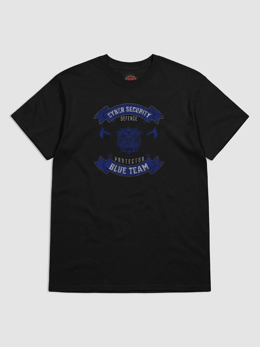 Cyber Security Blue Team Defender's Crest - Gildan Unisex T-Shirt (Heavyweight Classic Fit) - Front Print product image (1)