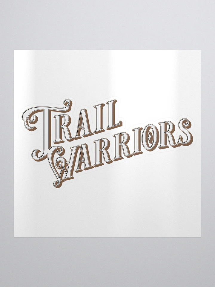 Brown Classic Trail Warriors Emblem Sticker product image (1)