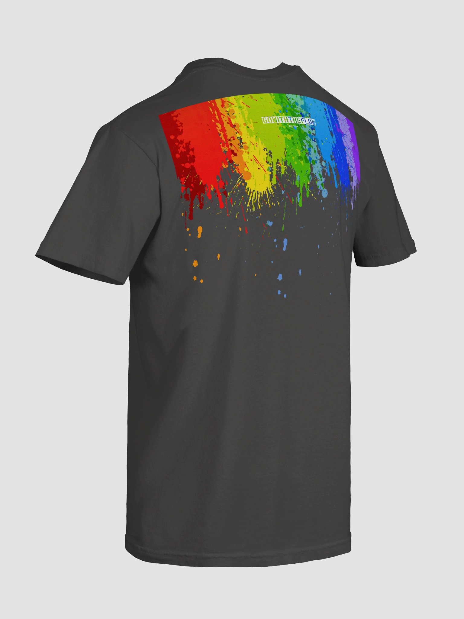 Rainbow Splatter Pride T-Shirt product image (30)
