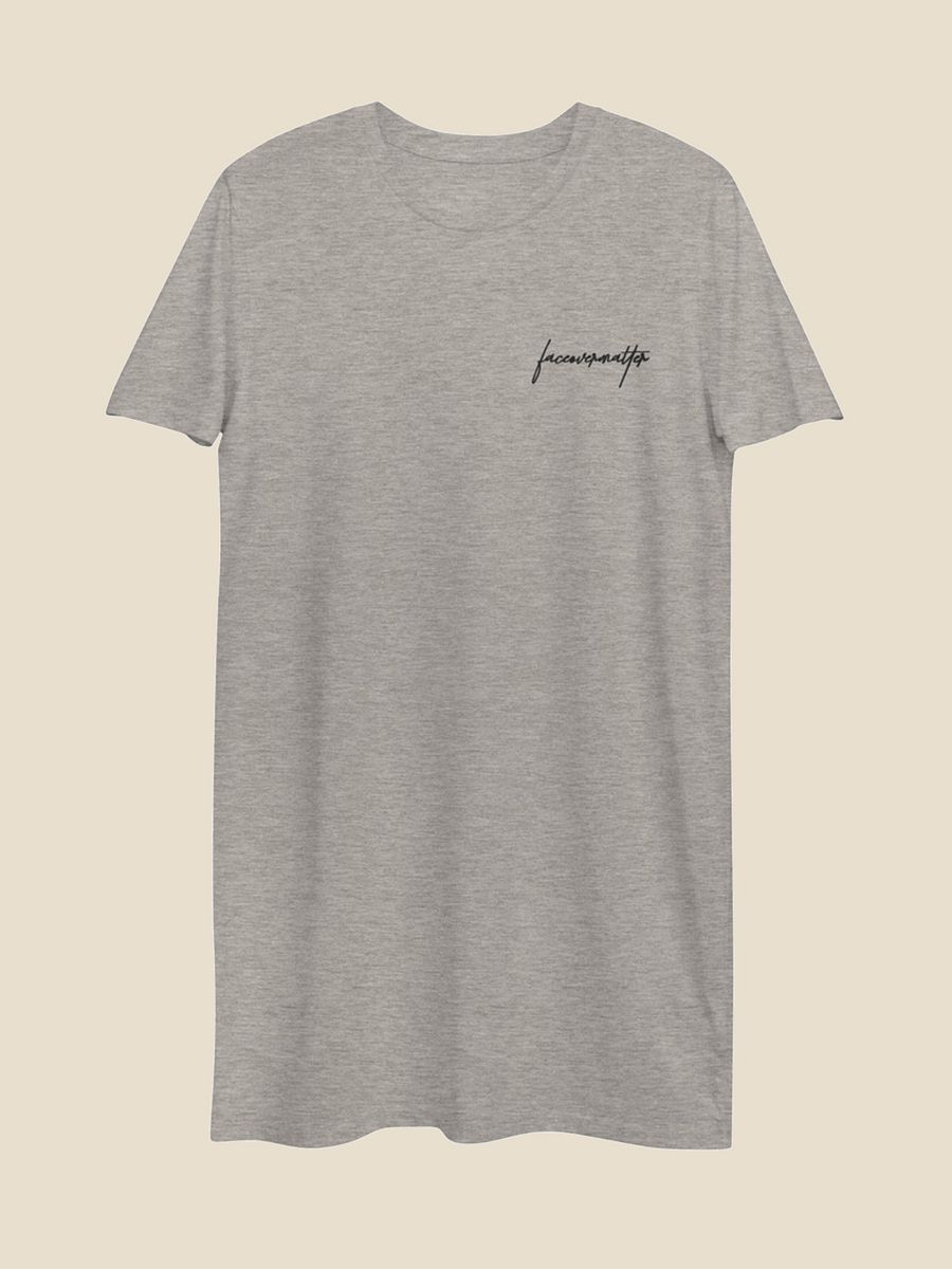 Faceovermatter T-Shirt Dress (Heather Grey) product image (2)