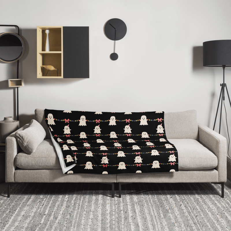 Ghostly Delight Throw Blanket product image (1)