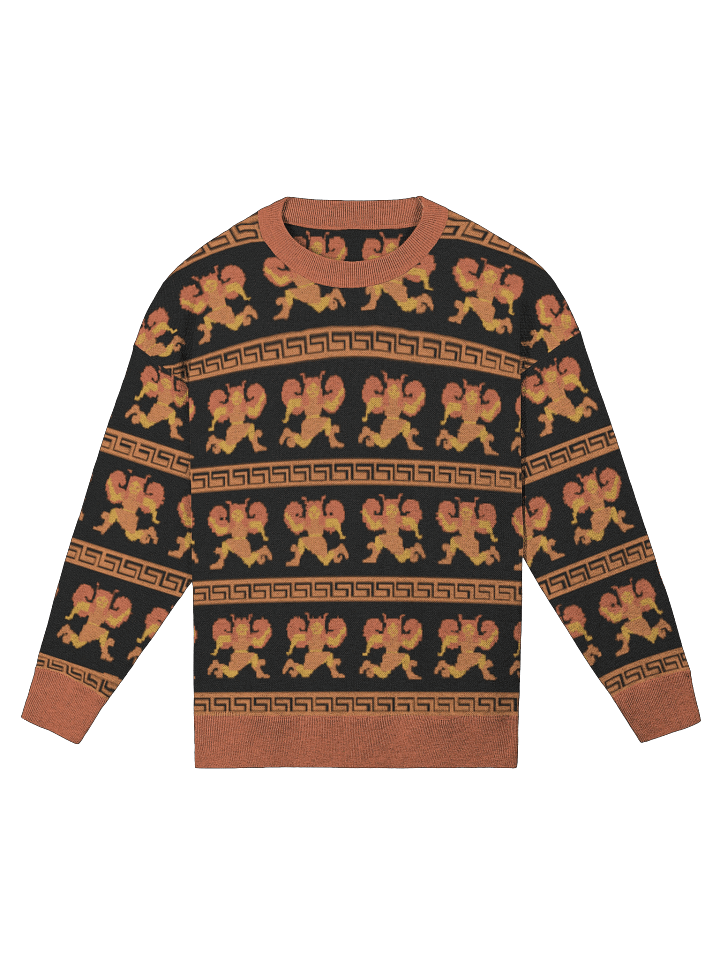Gorgons traditional Fairisle style - red figure product image (4)