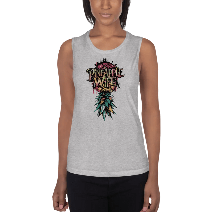 Pineapple Wife Urban Pineapple Flowy Muscle Tank product image (4)