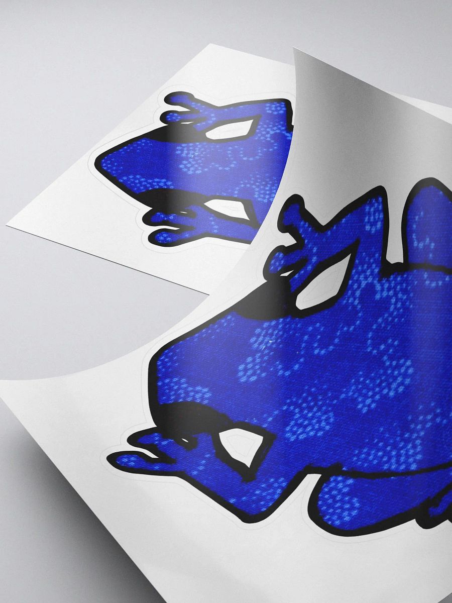 Big Frog Sticker in Cobalt product image (4)