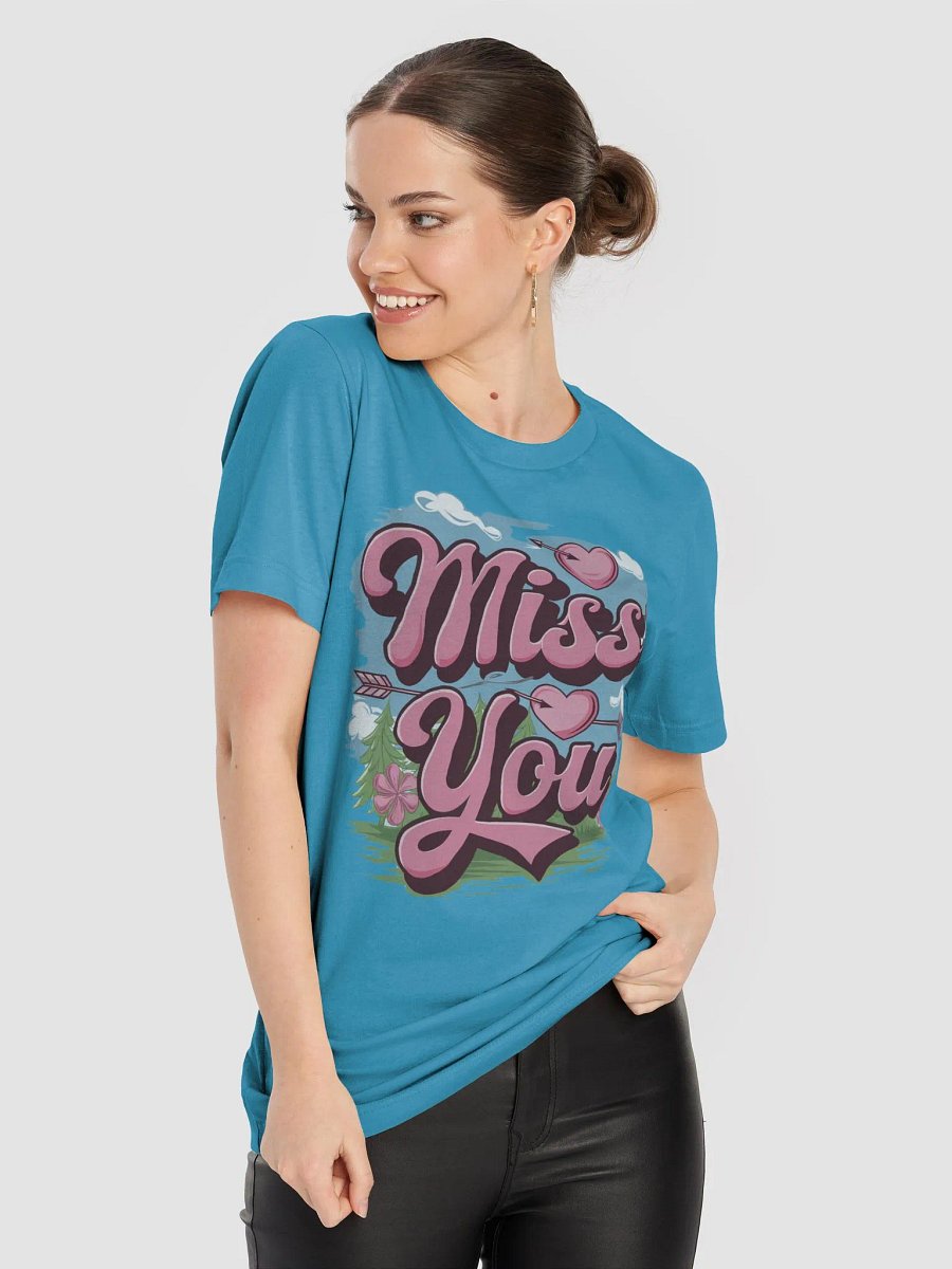 Whimsical Miss You 3D Heart T-Shirt product image (79)