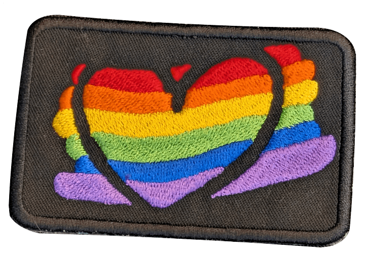 Rainbow Heart Patch product image (1)