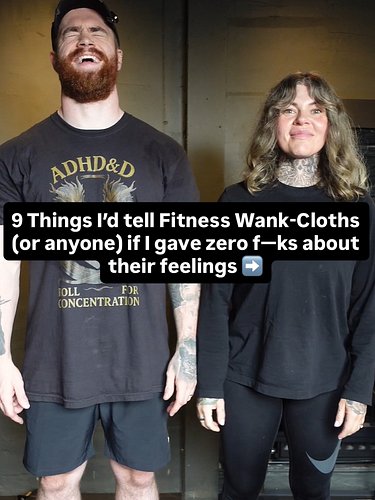 Plot twist on the last slide 👀 

The fitness industry is a cesspit — but most of these are things I would happily say to the ...