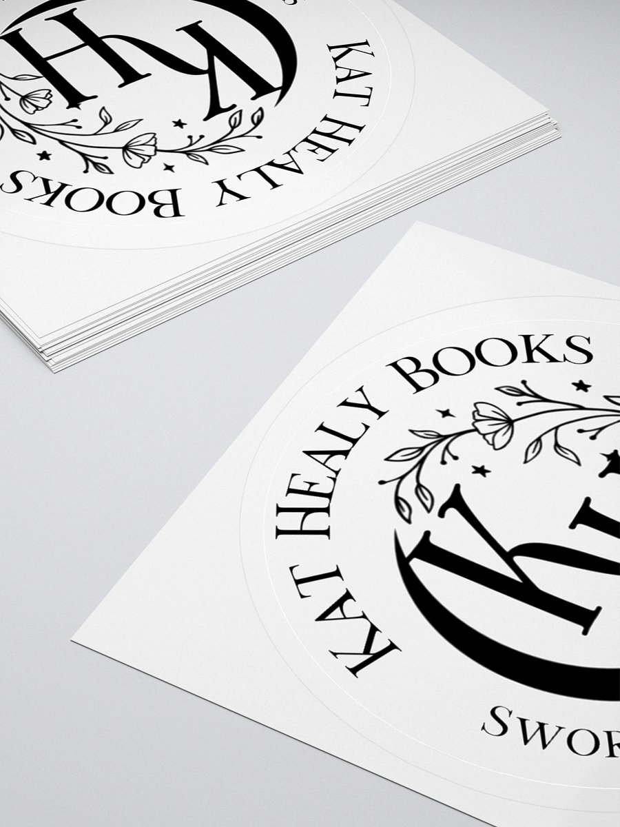 Kat Healy Books Slogan Sticker product image (11)