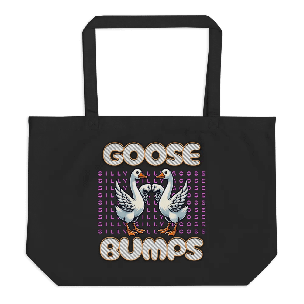 Goose Bumps Silly Organic Tote product image (1)