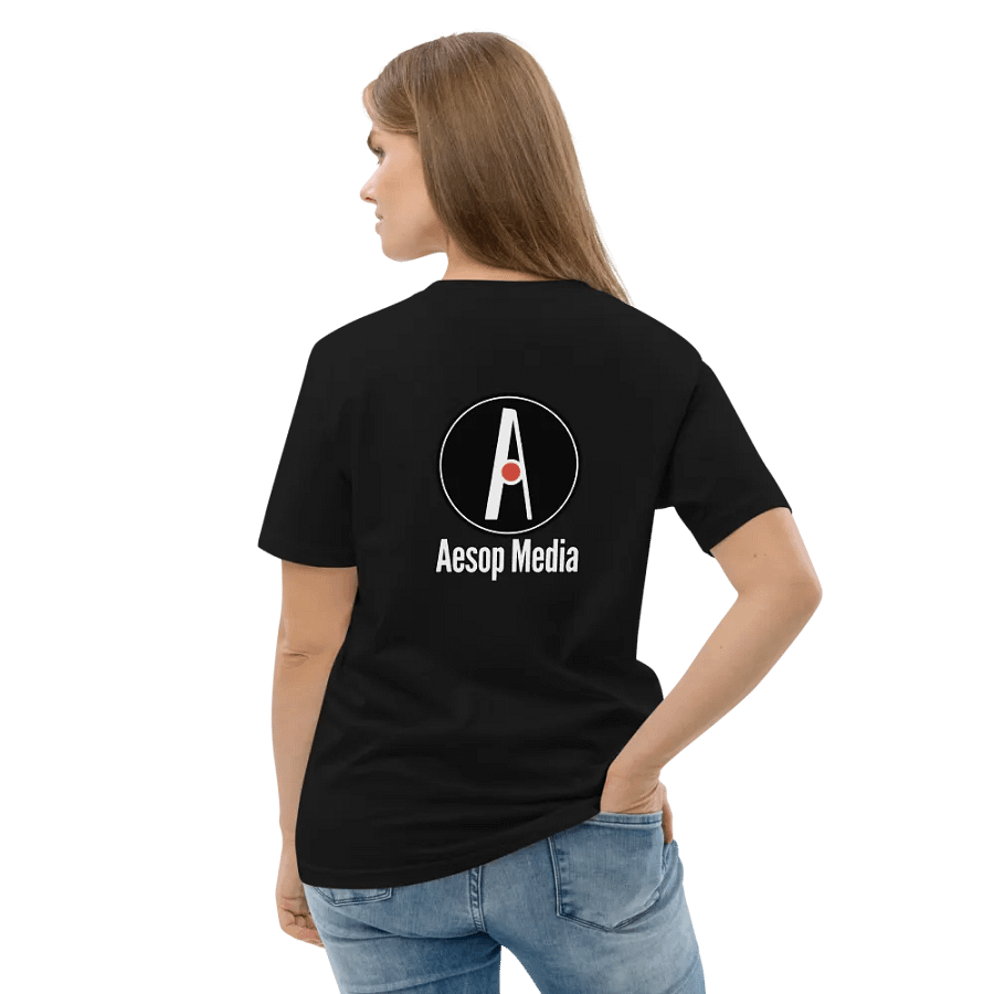 Aesop Media T-Shirt (black organic cotton) product image (8)
