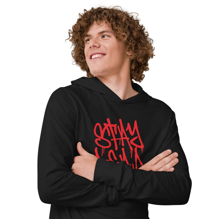 Stay Dead Bella+Canvas Unisex Hooded Long Sleeve Tee product image (1)