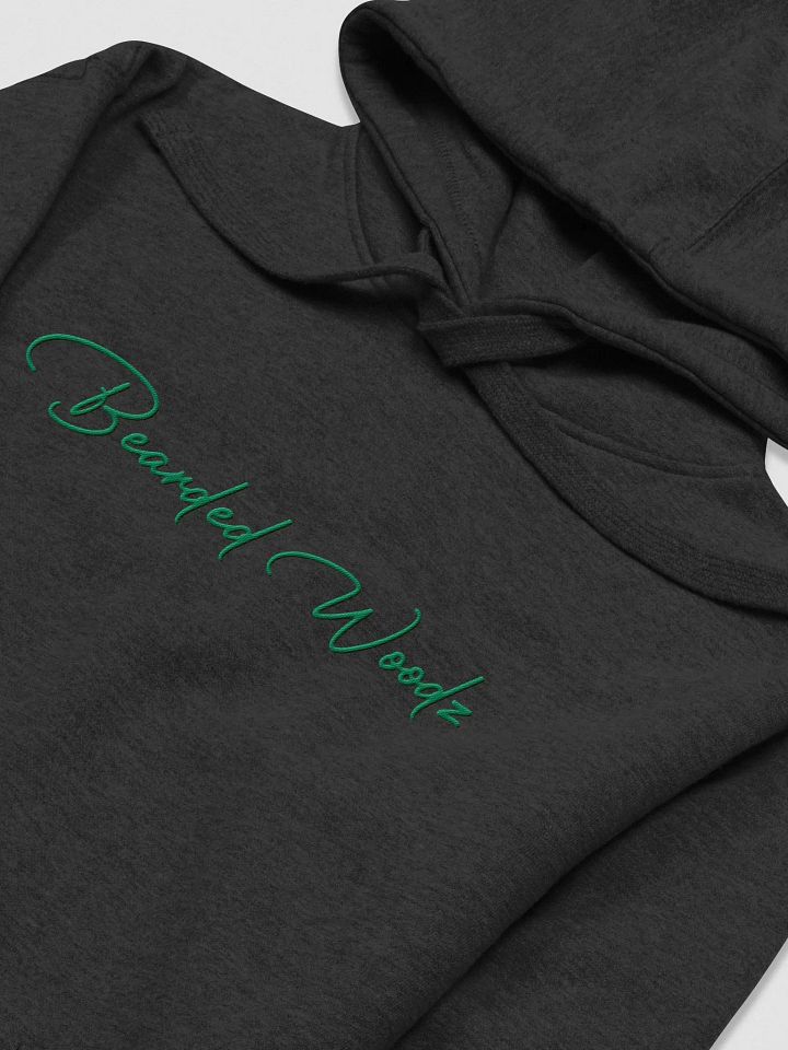 Men's Bearded Woodz Signature Hoodie (Green Embroidery) product image (2)
