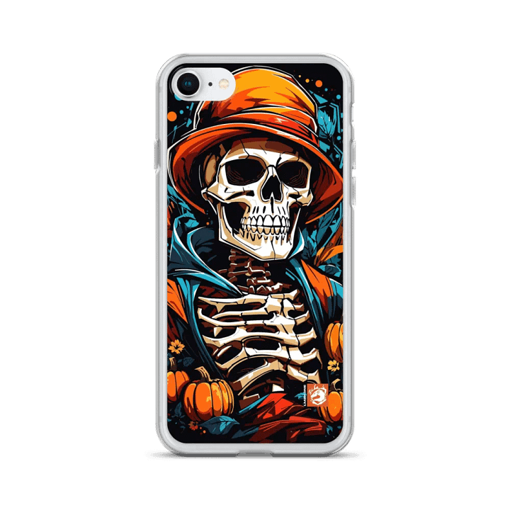 Halloween Skeleton Pumpkin iPhone Case product image (1)