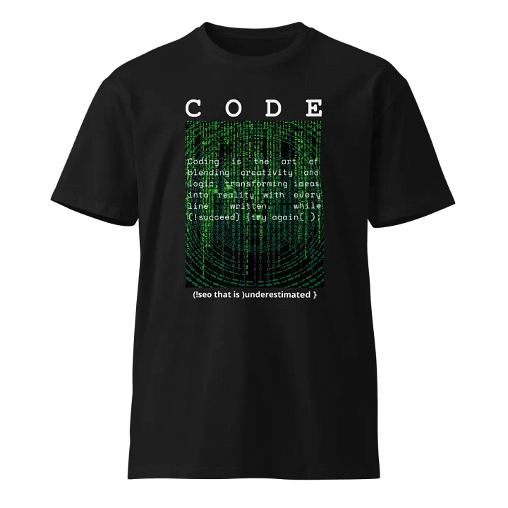 Binary Code Fusion T-Shirt product image (1)