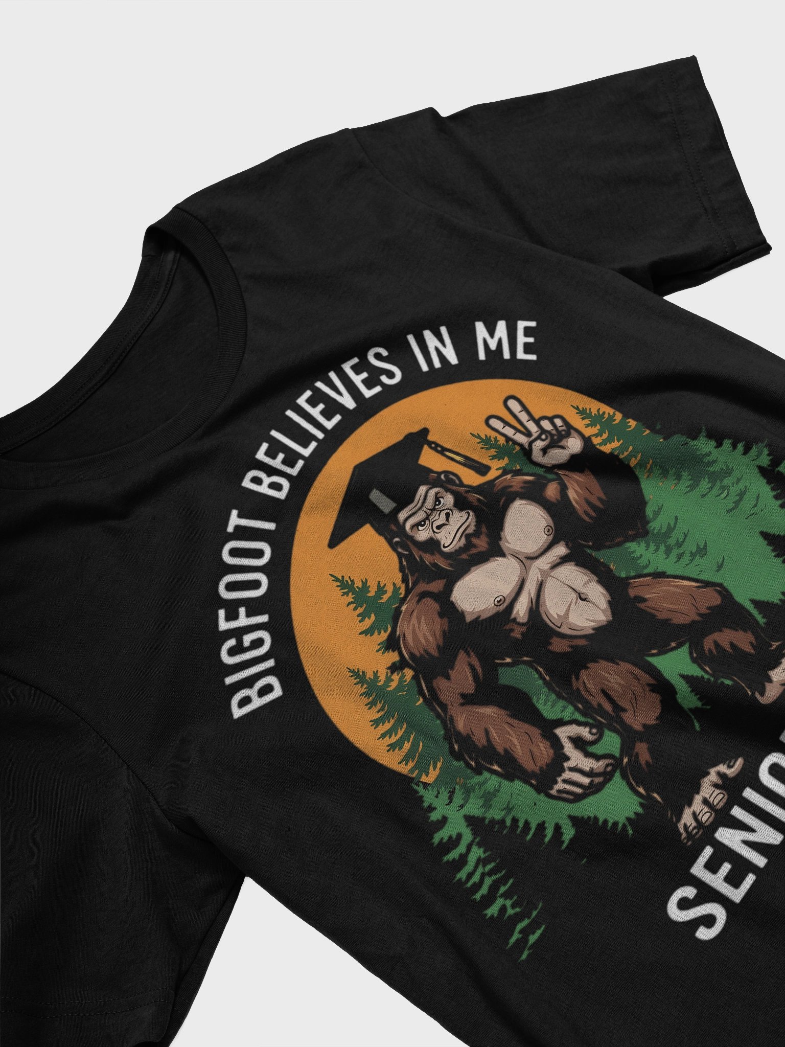 Bigfoot Believes in Me Graduation T-Shirt product image (3)