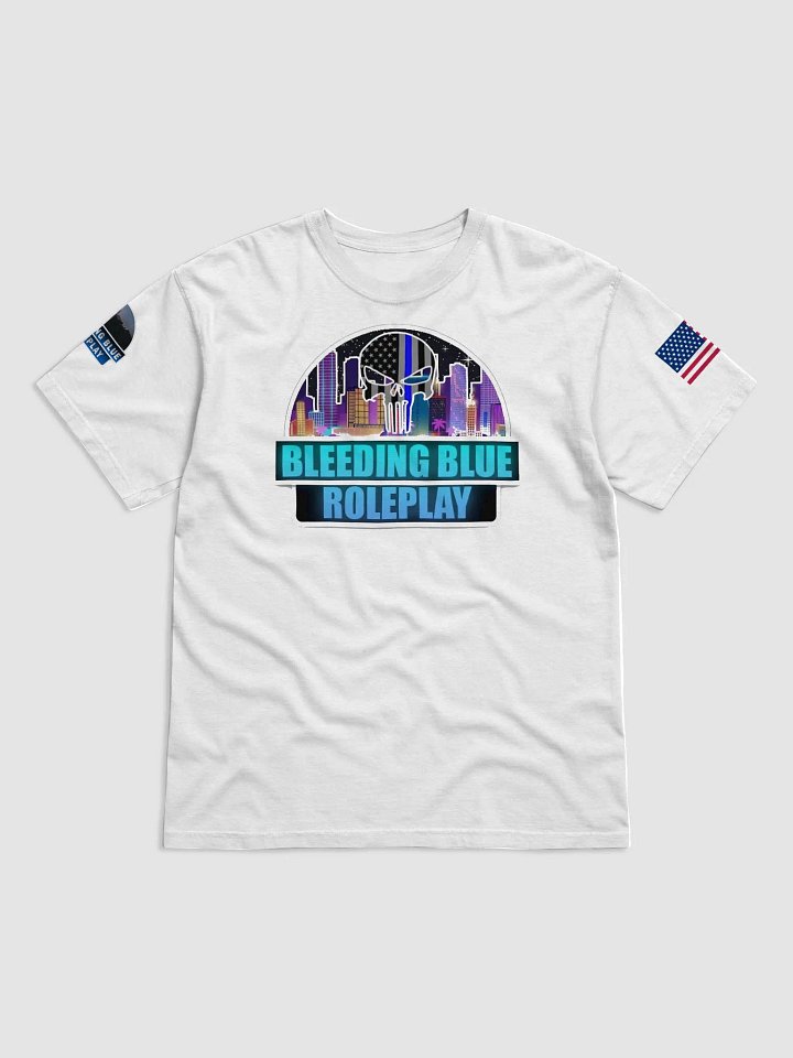 Bleeding Blue Roleplay Wht T product image (1)