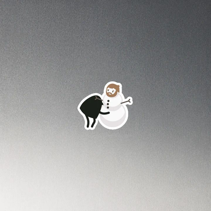 A Good Snowman is Hard to Build Magnet product image (2)