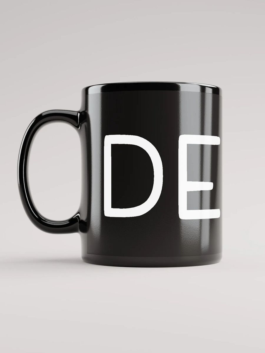 DELTA Mug Text Wht/Blk product image (2)