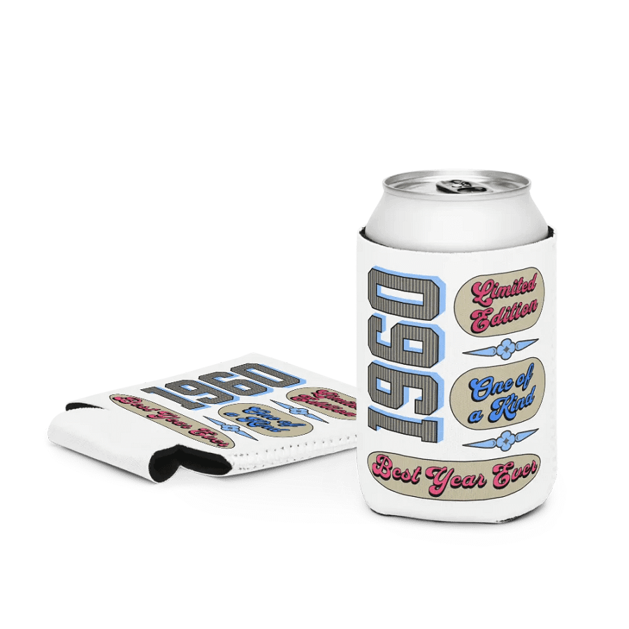 Best Year Ever 1960 Limited Edition Vintage Can Cooler product image (3)