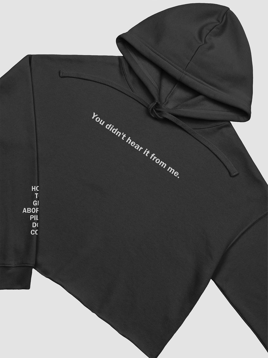 Didn't Hear it From Me - Cropped Black product image (3)