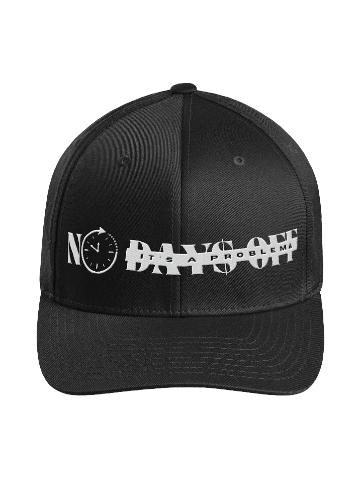 NO DAY$ OFF (PRESTIGE) Flexfit Structured Fitted Cap product image (43)