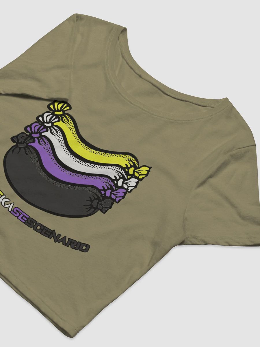 Non-Binary Pride Crop Sausage Tee product image (9)