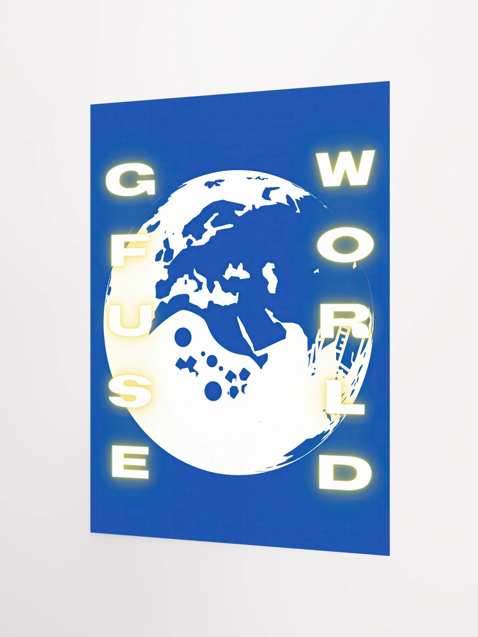 GFuse World Poster | Blue Gold product image (3)