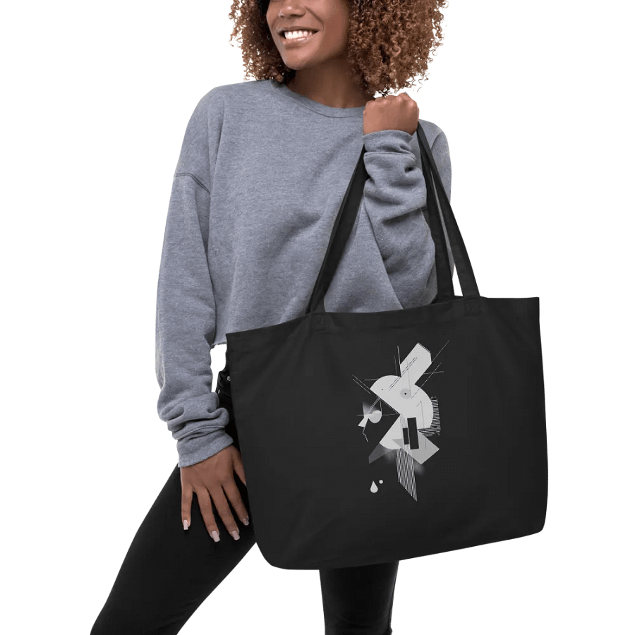 Abstract Persona 002 (Black) (Organic Cotton Tote) product image (5)