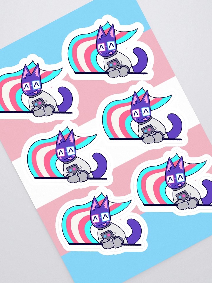 transgender pride kaykay sticker sheet product image (1)