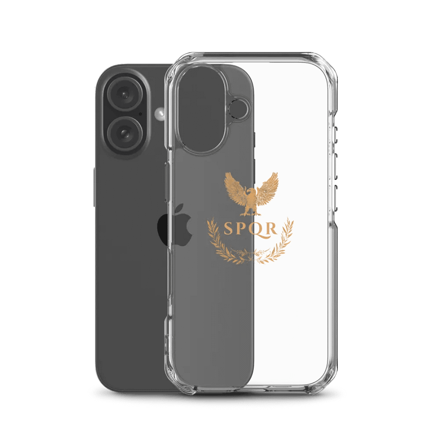 Gold - SPQR Clear iPhone Case product image (50)
