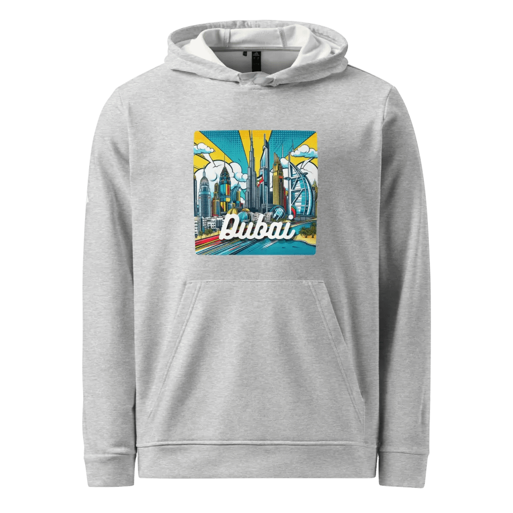 Adidas Fleece Hoodie | AI Design Dubai city product image (1)